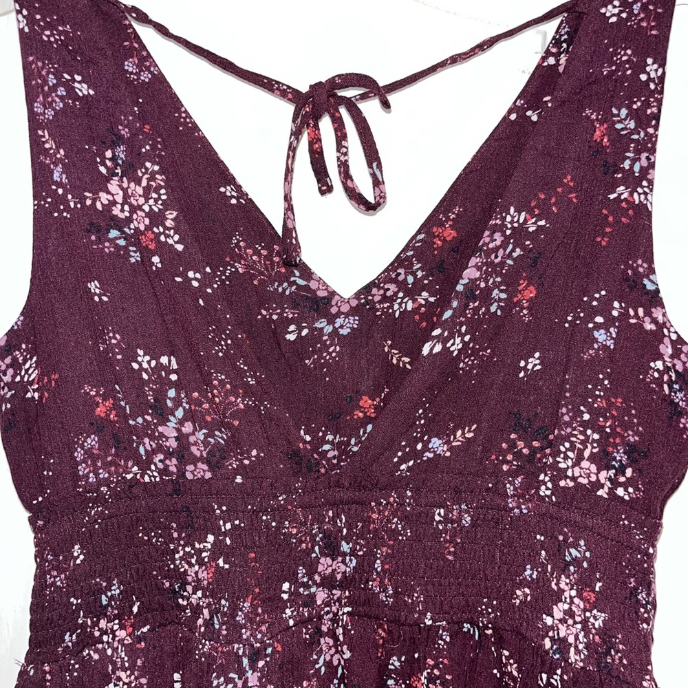 Aeropostale Floral Multicolor Babydoll Dress NWT — Large
